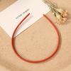 Hair Hoop Matte Headband Women Pure Color Simple Elegant Hairband Hair Accessory for Holiday Party Dating 0.5cm