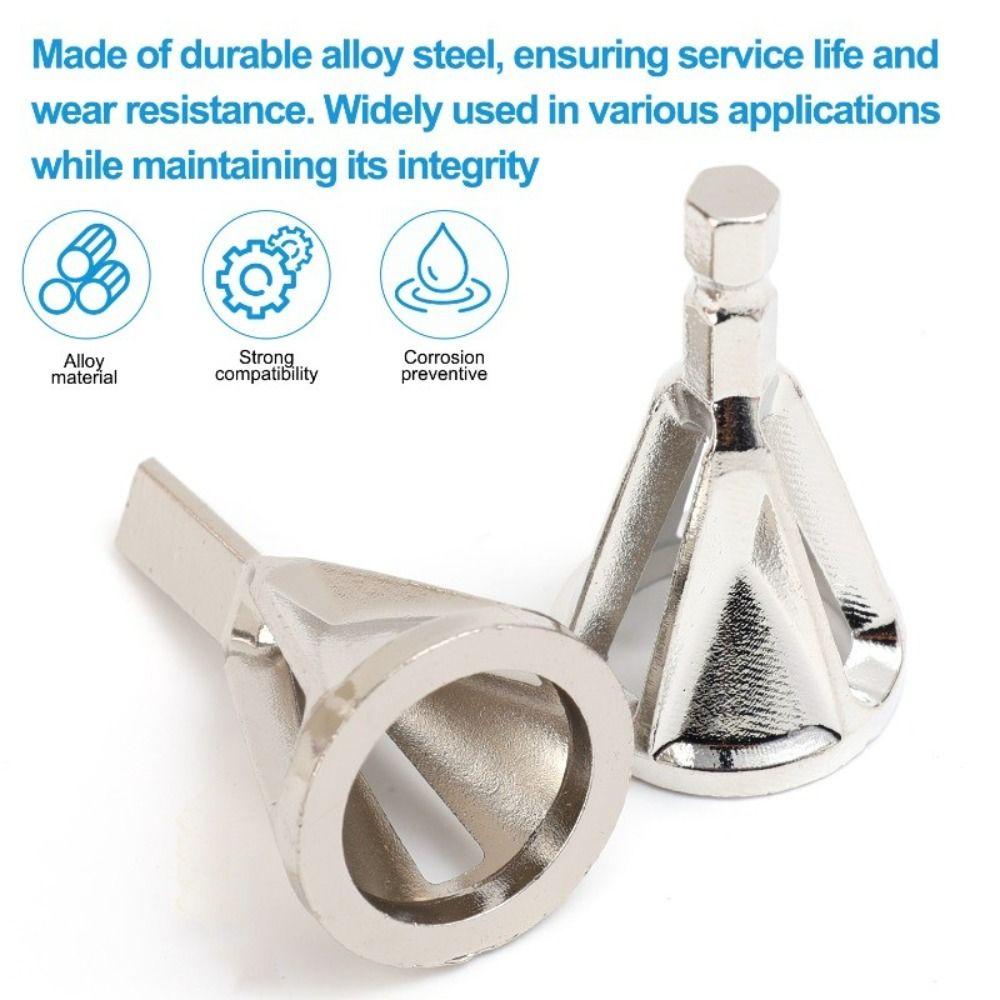 Hexagonal Metal Shank External Chamfer Bit Repair Damaged Bolts Drill Bit  Drill Accessories