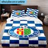 3PCS Getafe Football Crest Bedding Set,Including 1pc Duvet Cover And 2pcs Pillowcases Perfect for Bedroom, Dormitory, Fan Christmas gift