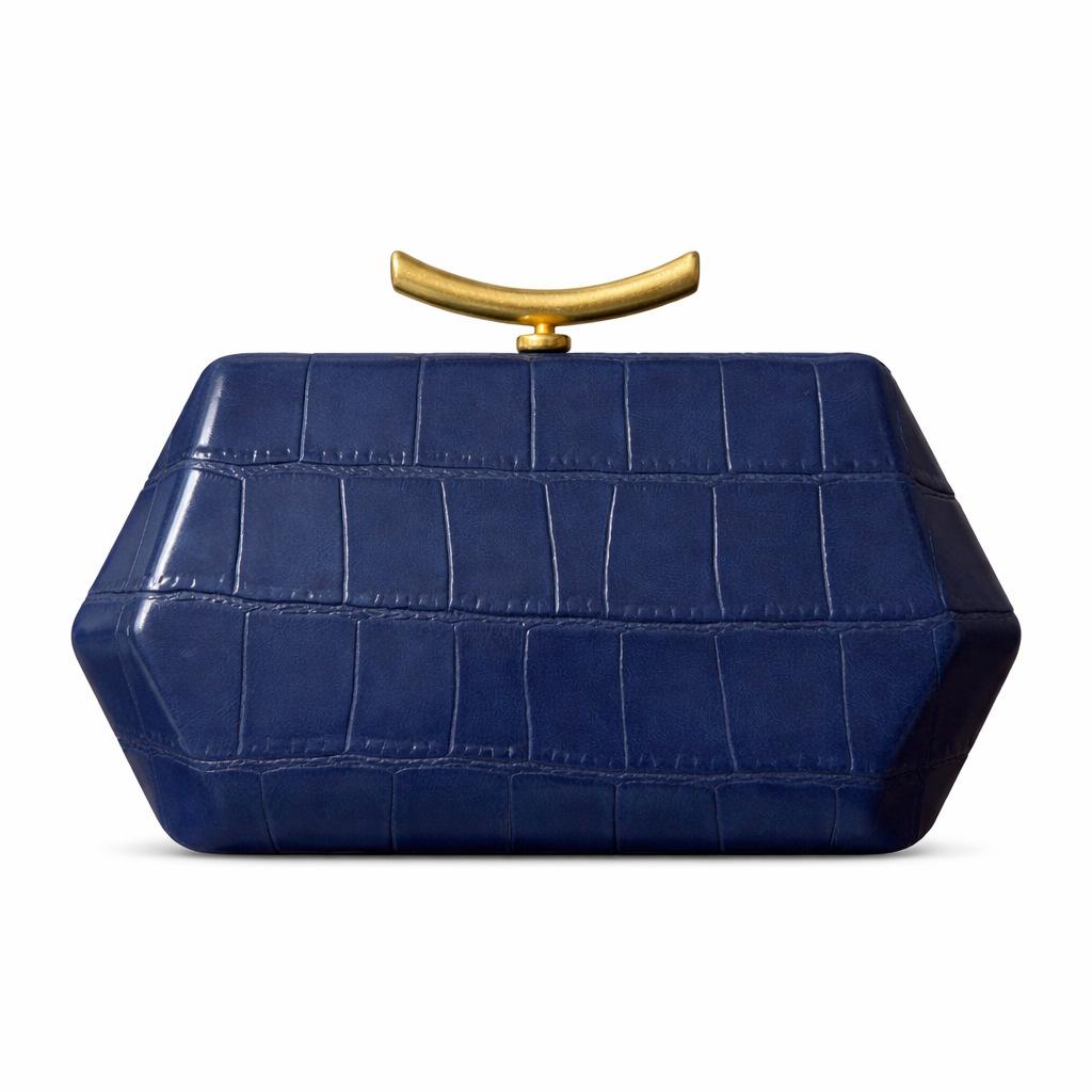 Vintage Krokodilmuster Abendtasche für Damen Modische Schulterhandtasche Hochzeitsfeier Tasche mit Kettenriemen