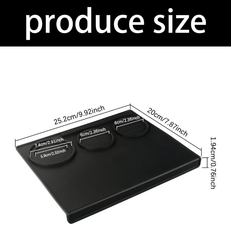 Practical Silicone Coffee Tamper Mat Espresso Silicone Mat Coffee Pad Silicone Pad Mat Espresso Coffee Tamper Mat