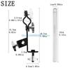 652F Adjustable Metal Cowbell Clamp Drum Tambourine Support Clip Percussion Mounting Bracket Cowbell Mount Holder Clip