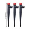 10Pcs Rotatable Sprinkler With Stake Nozzle Watering Garden Tube Sprayer Atomizer Irrigation Landscape Maintenance