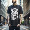 MENS WOMENS Megumi T-shirt Jujutsu Kaisen Itadori Yuji Panda Maki Gojo Satoru Horror Gift290