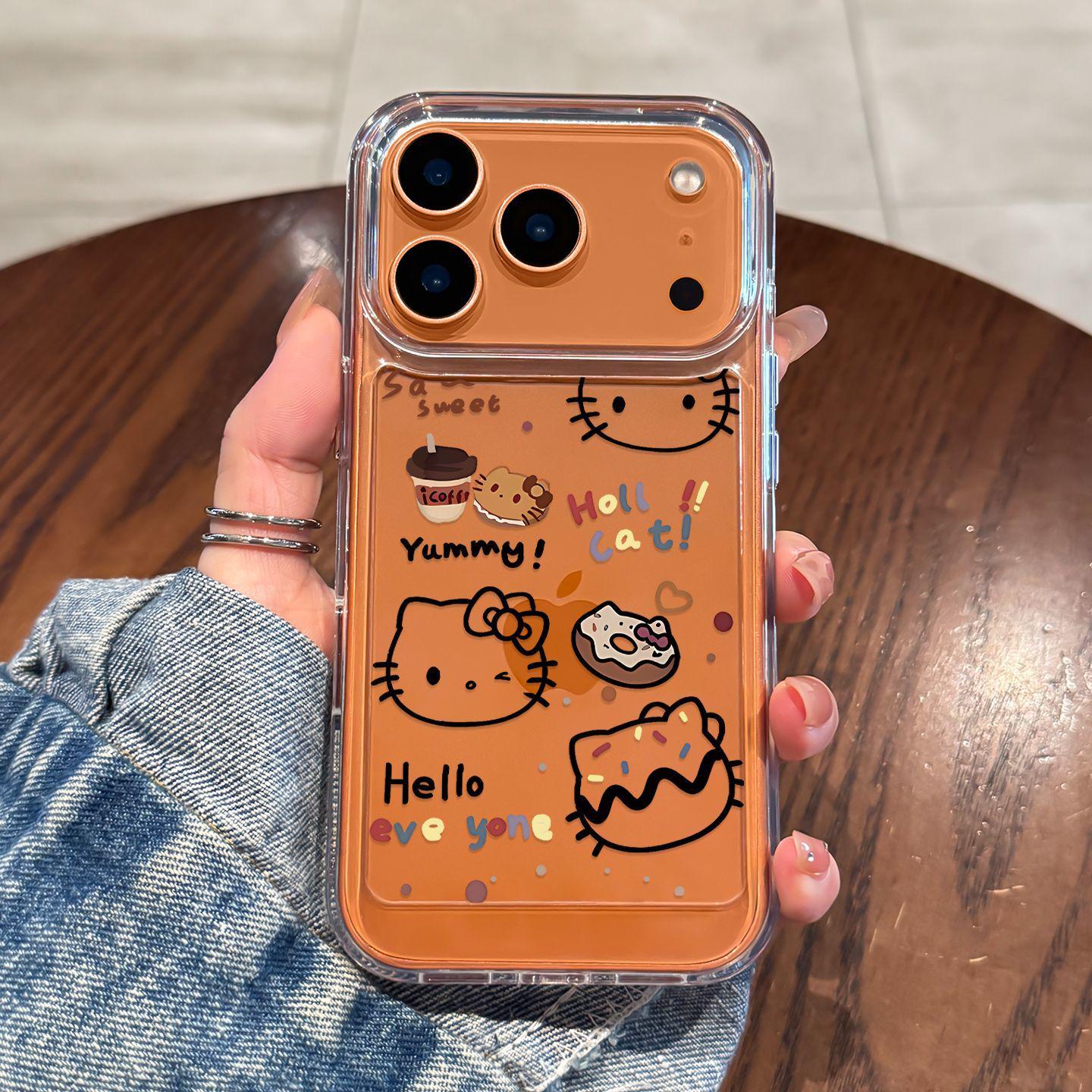 Hello Kitty Doughnut iPhone 17 Pro Case - Cute Cartoon Style iPhone 16 Pro Max