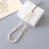 Korean Love Heart Beaded Phone Chain & Keychain Set for Women
