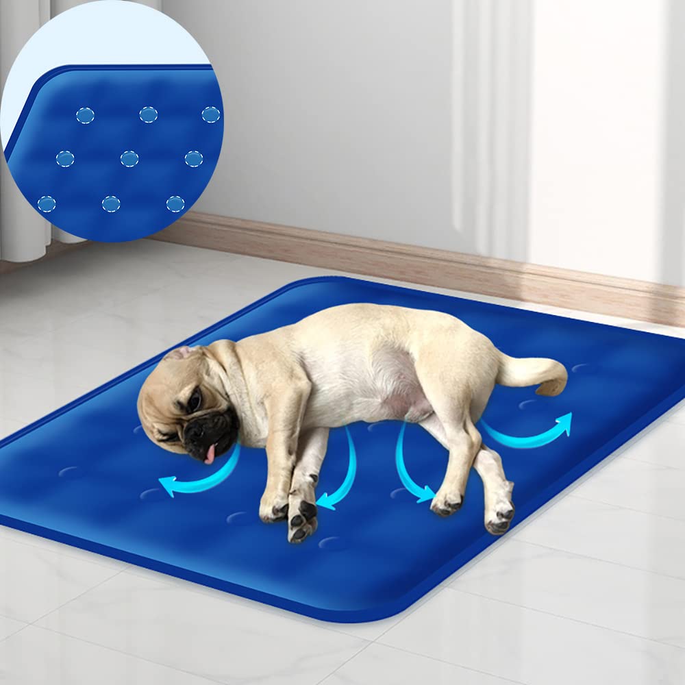 

Охлаждающий коврик для домашних животных Hongmeru Охлаждающий коврик для кошек и собак Охлаждающий коврик для людей и домашних животных Защита от жары Летний охлаждающий коврик Охлаждающий коврик для домашних животных Дезодорирующий Водонепроницаемый Охла