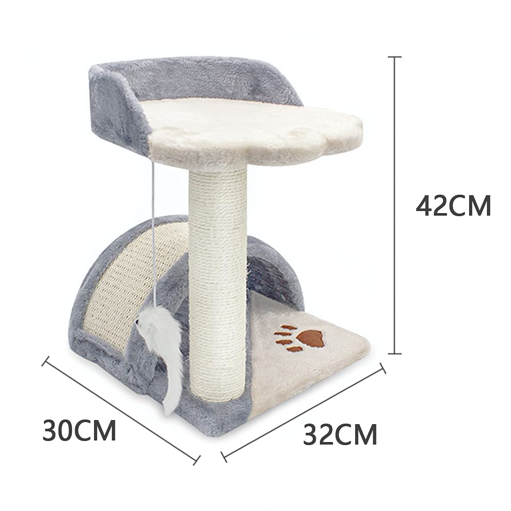 Cat ANBURT Cat Observation Play Space Scratching Cat Easy To Includes Toys Tower, Land, Deck, Area, Saving, Post, Bed, Multifunctional, Stable,