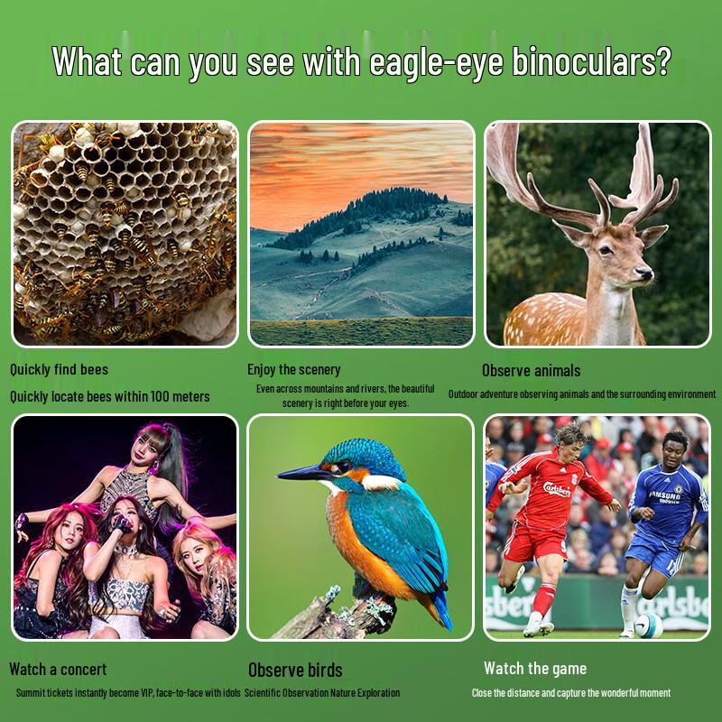 Longjian 12x42 Binoculars Set