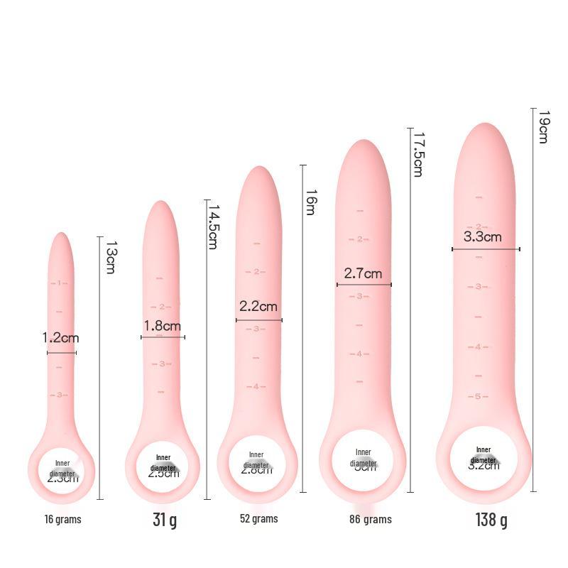 Silikonový anální kolík s váhou a tažným kroužkem - Unisex erotická hračka pro dospělé