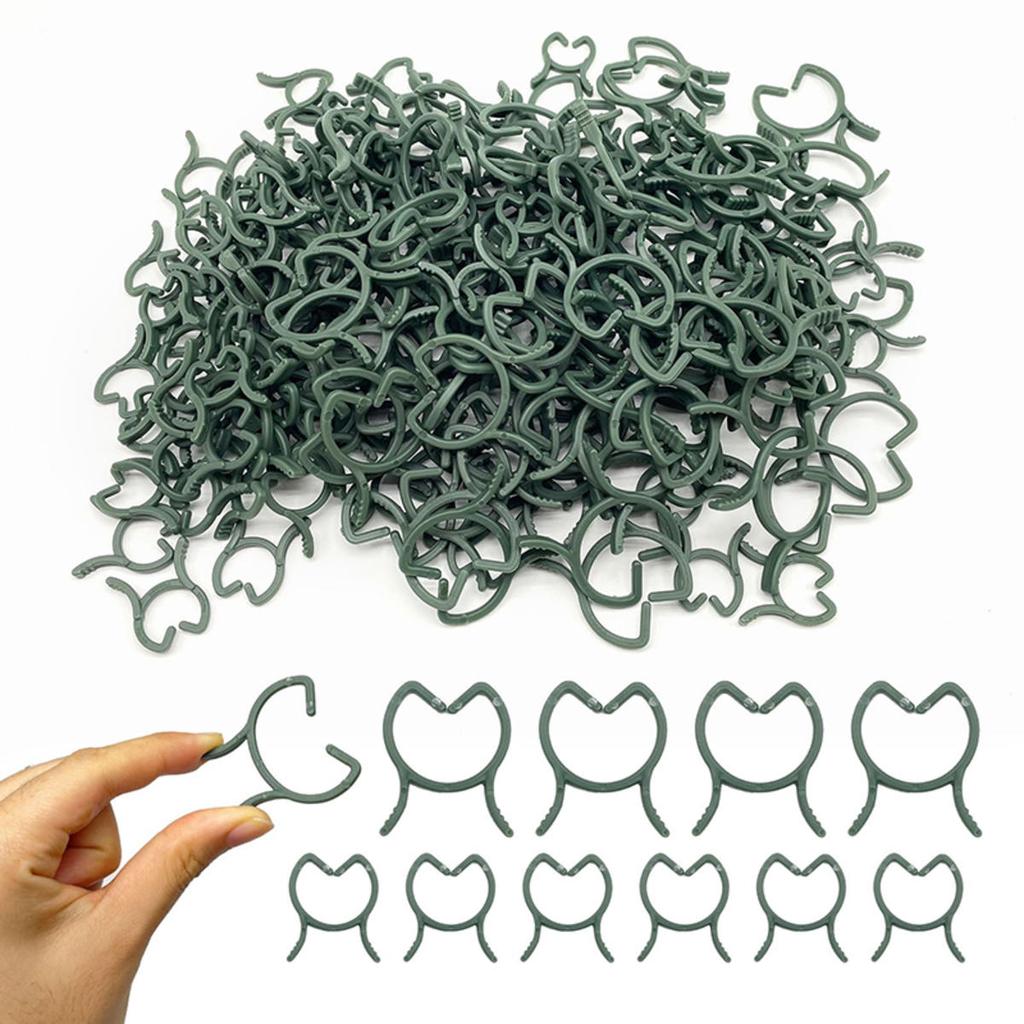 100/200pcs Plant Clips 3 Size Clips for Attaching Plants Garden Clamp Plant Support Clamp Climbing Plant Clip Plant Clip