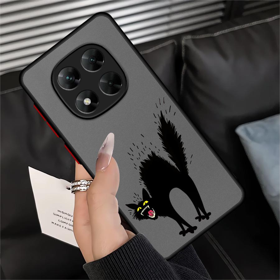 

Case for Xiaomi Redmi Note 14 10 11 13C 12 9S 13 Pro Plus A4 14C Funda Back Phone Cover Lrritable Cat Redmi Note 14 Pro 5G (Global)