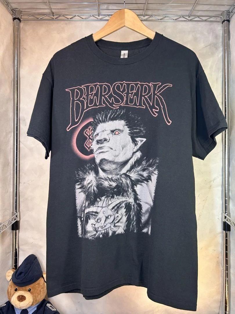 Berserk Anime Retro Style Black Unisex T shirt Reprint S-5XL KH13760 XL
