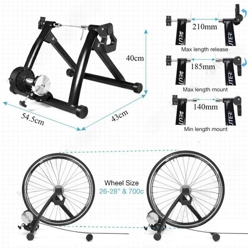 6 Levels Home Bike Trainer MTB Road Bike Cycling Parking Racks Fitness Equipment Indoor Exercise Bicycle Trainer