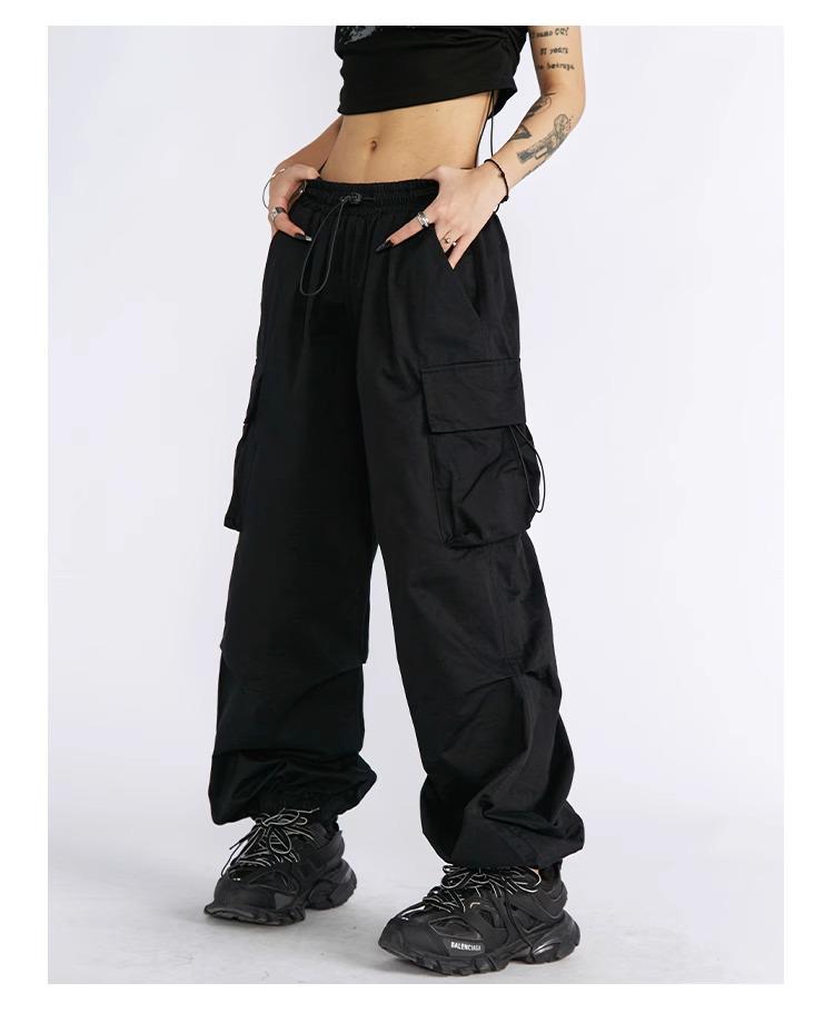 Trendy High Waist Loose Cargo Joggers for Women