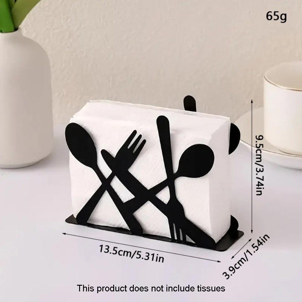 Black Napkin Holder Elegant Napkin Case High Quality Vertical Tissue Holder  Dining Table