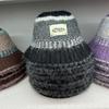 Hand hook knitted bucket hat women's new color matching retro niche design sense woven simple wool hat women