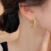 Female Niche Unique Circle Earrings