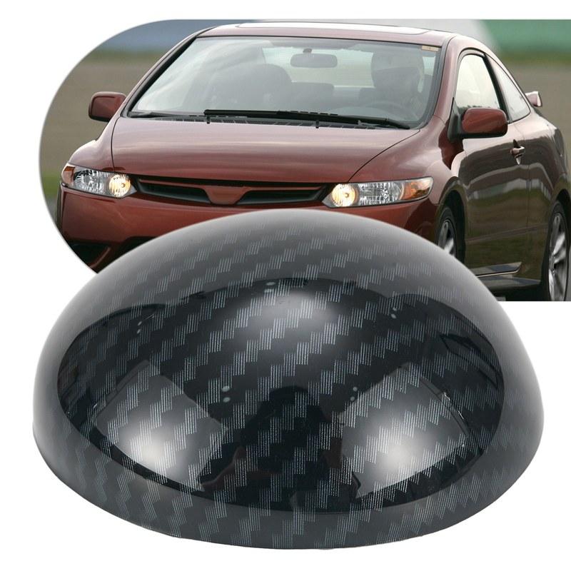 Gear Shift Knob Cover Decor ABS Accessories Carbon Fiber Style Replacement For Honda Civic 2006-2011 Brand New