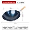 Deou Xingguang Gusseisen Wok mit rundem Boden