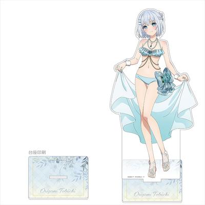 Date A Live V Large Acrylic Stand H28 X D5mm Acrylic Key-th (Tobiichi Origami/Swimsuit Dress) Approx.