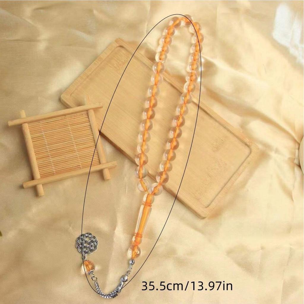 33 Beads Muslim Prayer Tasbih Religious Accessories For Islamic Worship Comfortable Grip Traditional Event Accessory