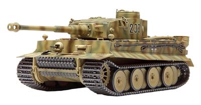 Tamiya Military Miniature Series German Heavy Tank Tiger I Early Production Eastern Front Plastic Model 32603 Molding Color 1/48 No.103