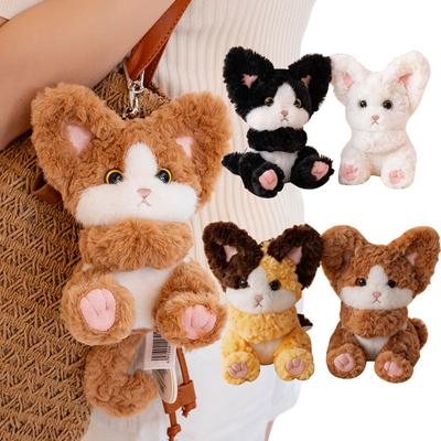 1Pc 16Cm Kawaii Kitten Plush Pendant Toys Lovely Cat Plushie Doll For Baby Kids Birthday Gift Decoration