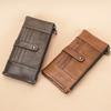 Wallet Men's Long Leather Vintage Cowhide Multi Card Wallet New Men's Wallet Hand-held Women's Wallet