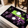 Zombie Invasion Floor Mat Perfect for Playrooms Bedrooms Balcony Study room Anti-slip Rug Anime Office Decor Wedding Party Gift