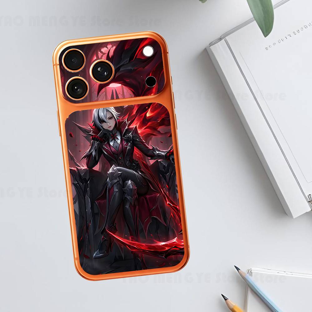 

Hot Game Figure A-Arlecchino For IPhone 17 Pro ProMax Full Back Cover Decal Wrap Skin Rear Protective Sticker Film iPhone17promax