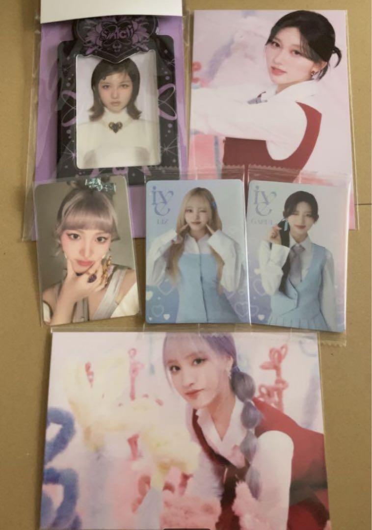 

[USED] Official IVE POPUP Photo Card Keyring Trading Card Gaul Liz