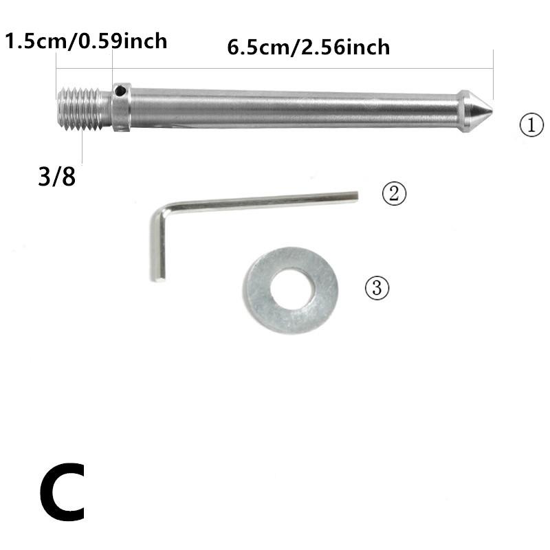 Tripod Foot 3/8 1/4 Inch Screw M8 Stainless Steel Replacement Part Monopod Spikes Mount Nail 80/120mm Long With Wrench Gasket