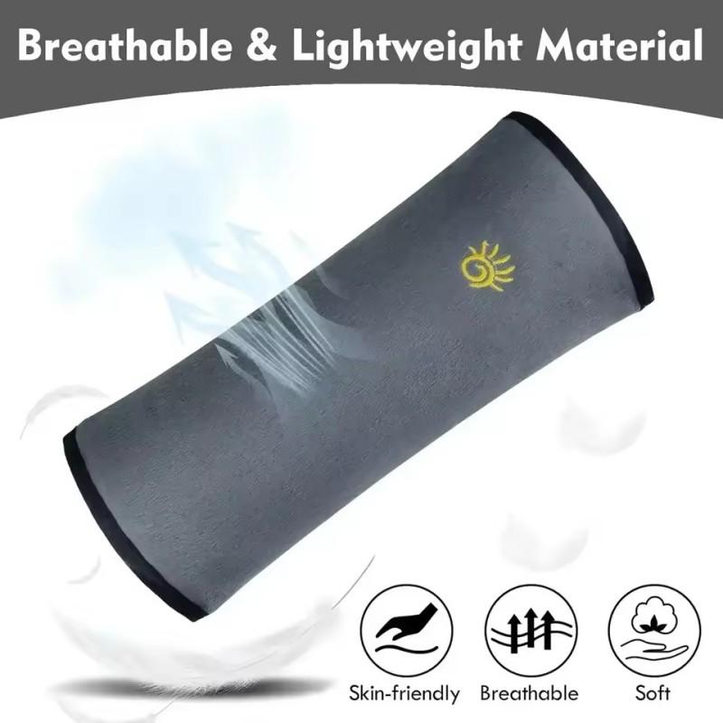 Car Child Safety Shoulder Guard Belt Adjustment Retainer Anti-Strangle Neck Belt Baby Pillow Safety Belt Seat Sleep Positioner