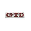 GTD Emblem for POLO Golf 5-7 Generations: Personalized Rear Trunk Tail Logo