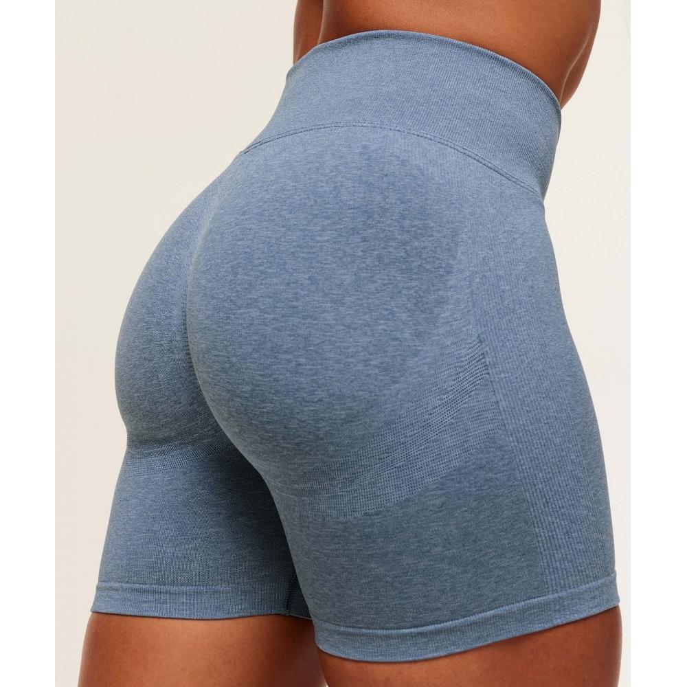 Gymshark Lift Seamless Shorts Worn Blue Peri Blue Marl B6a8i Udss