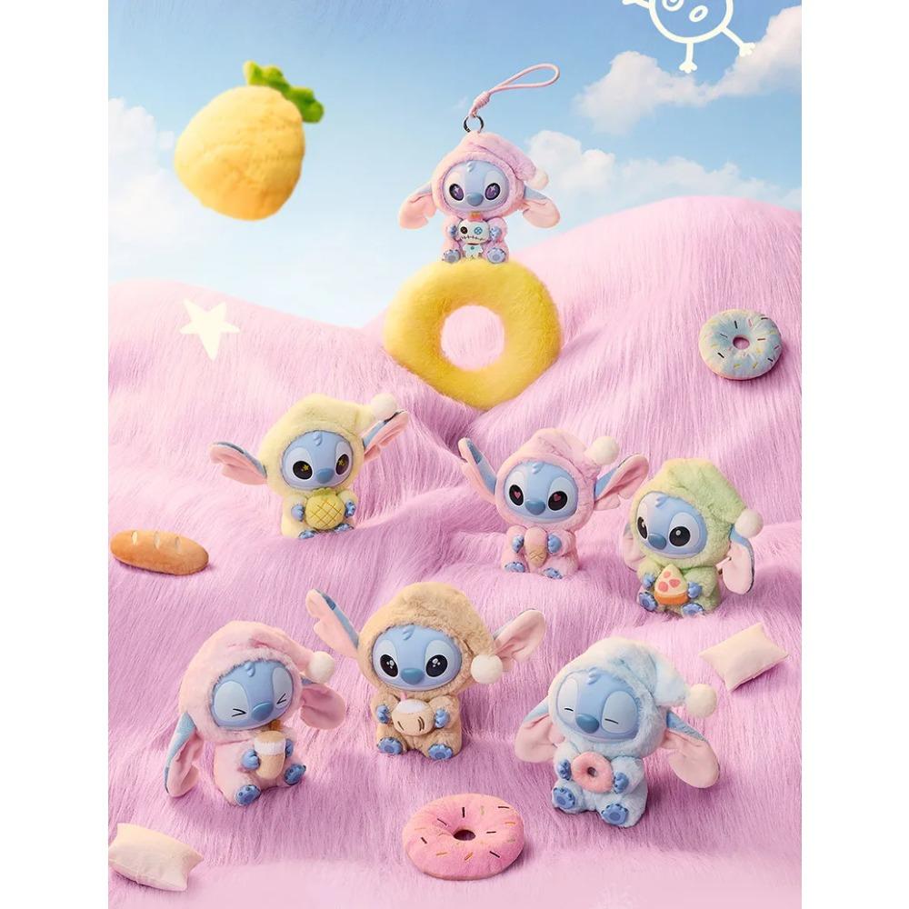 MINISO Disney Stitch "Must Eat Even When Tired" Series Blind Box Vinyl Plush Figurine Stitch Doll Mystery Box Collector's Toy