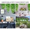 Artificial Hanging Green Radish Fake Rattan For Home Garden Wall Wedding Party Decoration