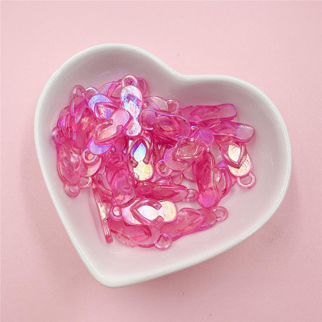 60/90 st 8*22 mm Pärlor Godis Färg Handgjorda Material Tofflor Form Telefon Kedjetillverkning DIY Akryl pärlmaterial Hantverk