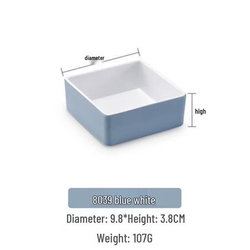 Melamine Square Snack Plate