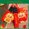 Vibrant Pvc Dragon Keychain Cute Lion Dance Design Perfect For Holiday Gifts