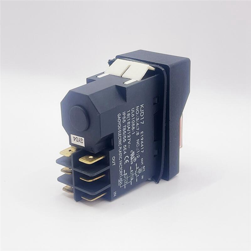 AEE2-KJD17 6 Pins Electromagnetic Start Push Button Switches IP55 Waterproof Equipment Safety Switch