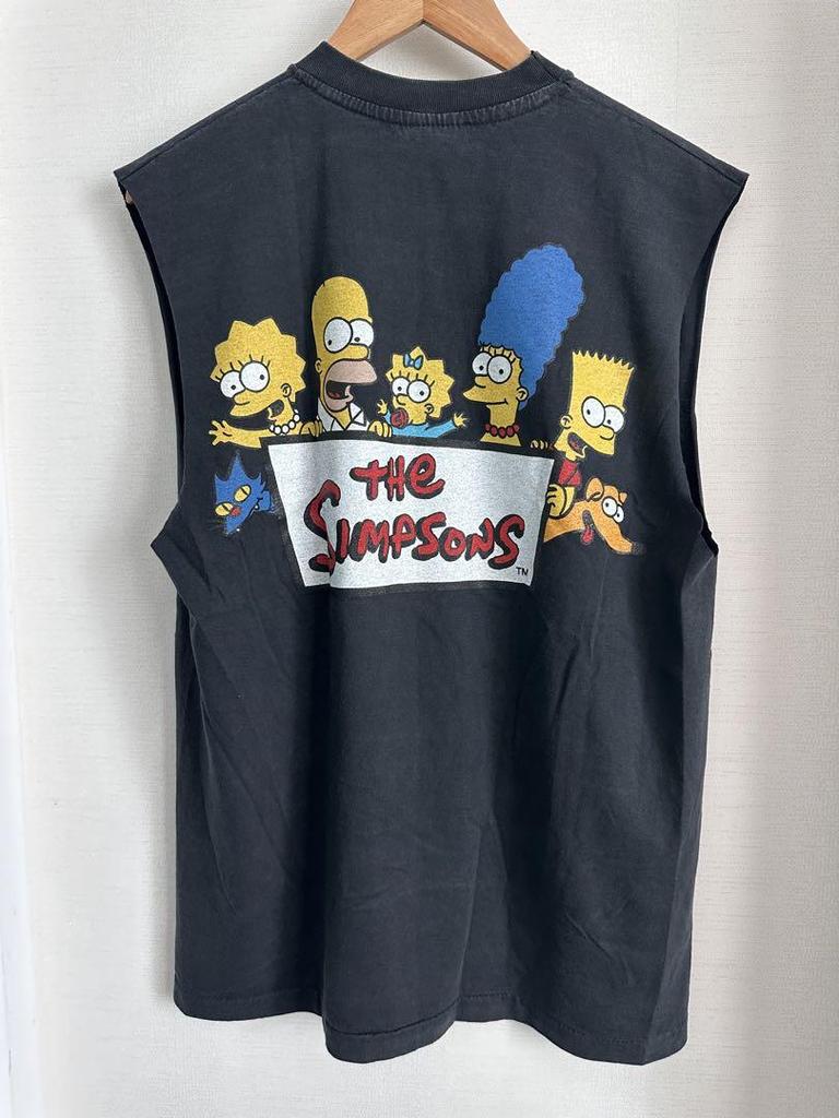 [USED] The Simpsons/ "FAMILY BONDING" Tee Made In USA