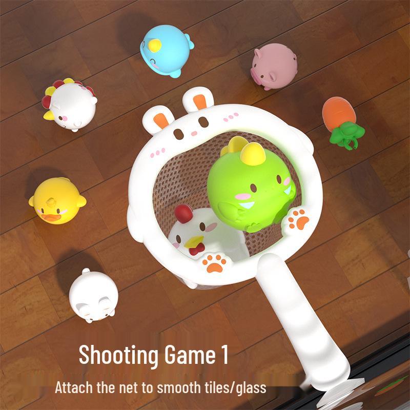 Cross-border Baby Bath Toys: Little Yellow Duck Scoop for Children Ages 0-3 – Water Play, Light-Up Toys for Bathroom and Swimming