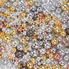 20-500pcs/lot 3-14mm CCB Ball Beads Gold Color Loose Spacer Round Plastic Bead For Jewelry Making DIY Bracelet Earring Wholesale