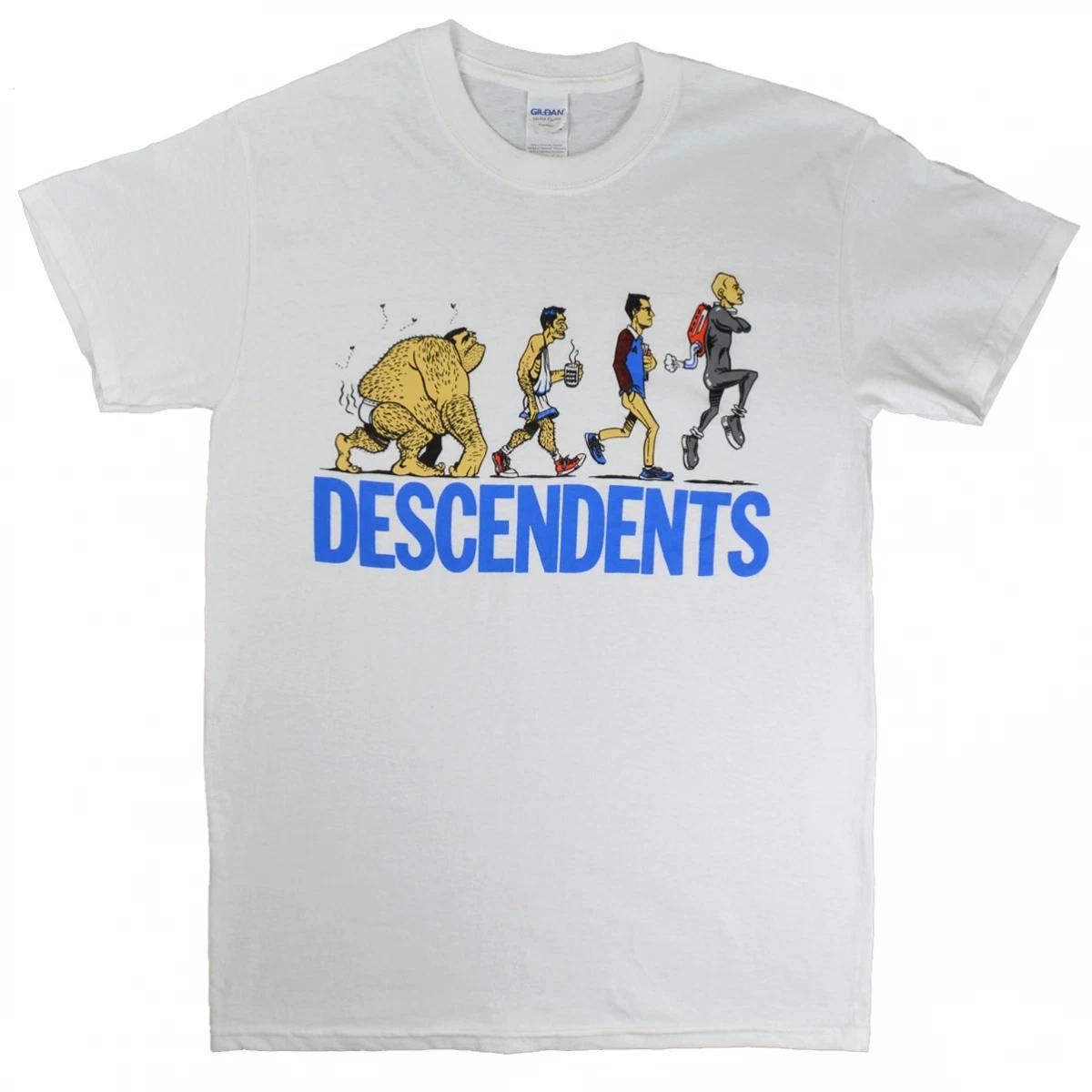 Футболка DESCENDENTS, Восхождение человека, Музыкальная группа Рок Панк Гот Метал Юнисекс Футболка M