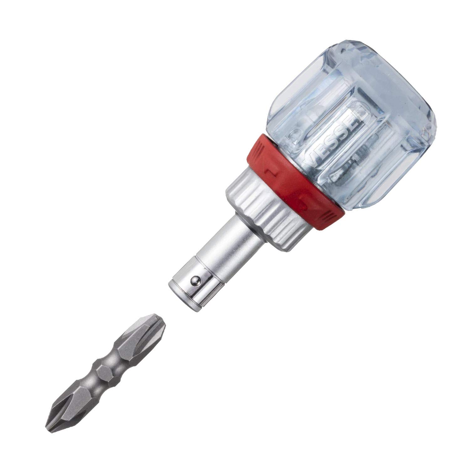 

Короткий храповой ключ VESSEL TD-6700W-23
