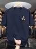 Magliette da uomo serie Disney Topolino, Casual in puro cotone a maniche corte, Abbigliamento da uomo alla moda e di tendenza per lo street style