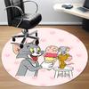 1pc Tom Jerry Office Round Area Rug, Bedroom Living Room Home Decor, Room Deco,  Offic a1016160