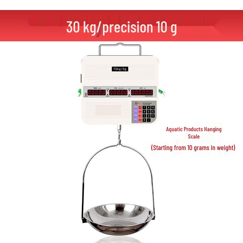 

Zhongzi 30 кг Прецизионные водные весы для морепродуктов с защитой от помех
